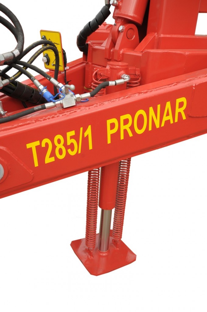 Przyczepa Hakowa PRONAR T285 1 Hydrauliczna Prosta Podpora Dyszla Z