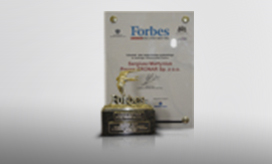 Nagroda Regional Forbes Executive Award 2006 w kategorii Człowiek Roku województwa podlaskiego przyznana Panu Sergiuszowi Martyniukowi współwłaścicielowi firmy Pronar 