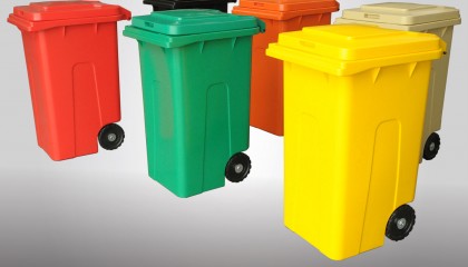 Household waste container 240l
