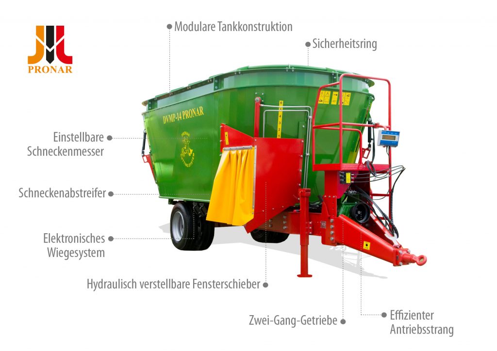 Futtermischwagen PRONAR DVMP - 12/14/16/18